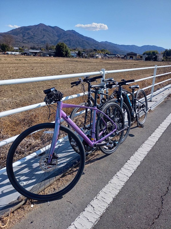 延々と続く畑。とても解放感のあるコースとなっている。